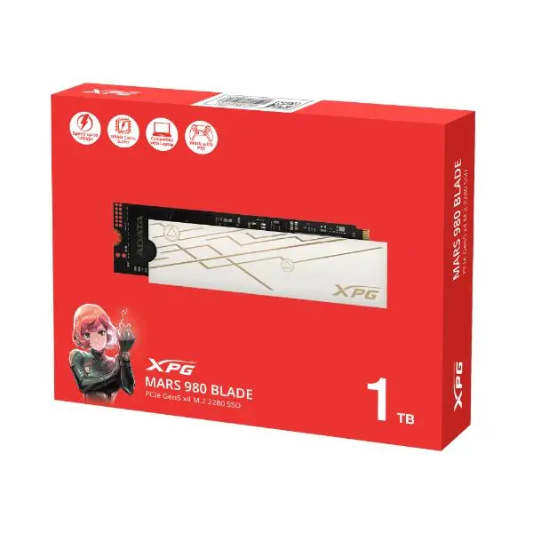 XPG Mars 980 Blade 1TB PCIe Gen5 M.2 2280 Internal SSD (SMAR-980B-1TCS)