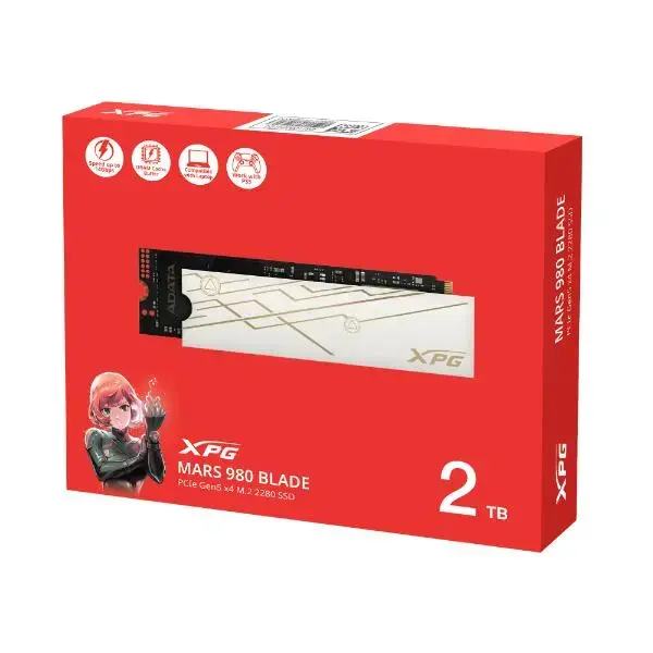 XPG Mars 980 Blade 2TB PCIe Gen5 M.2 2280 Internal SSD (SMAR-980B-2TCS)